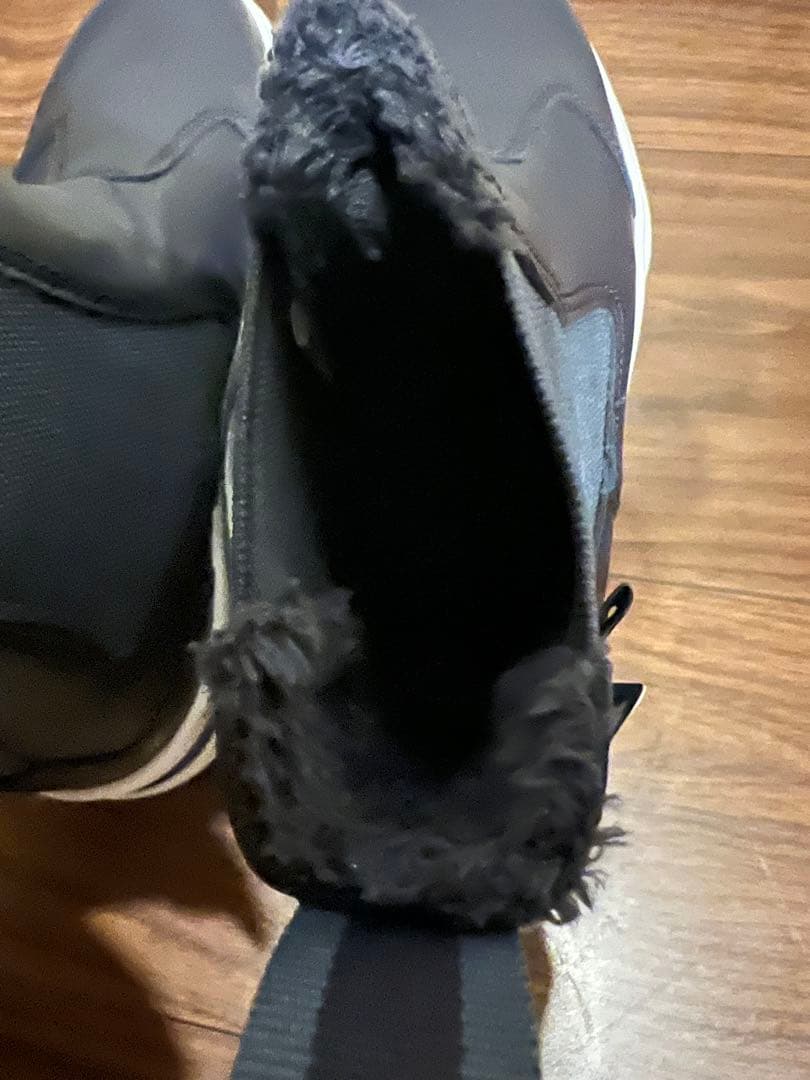 PUMA ネイビーサイドゴアブーツ 厚底