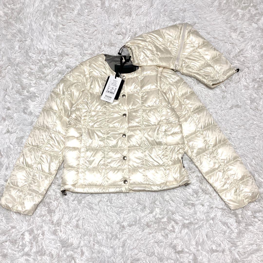 【新品タグ】TAION EXTRA クルーネック インナーダウンセット　電熱　M