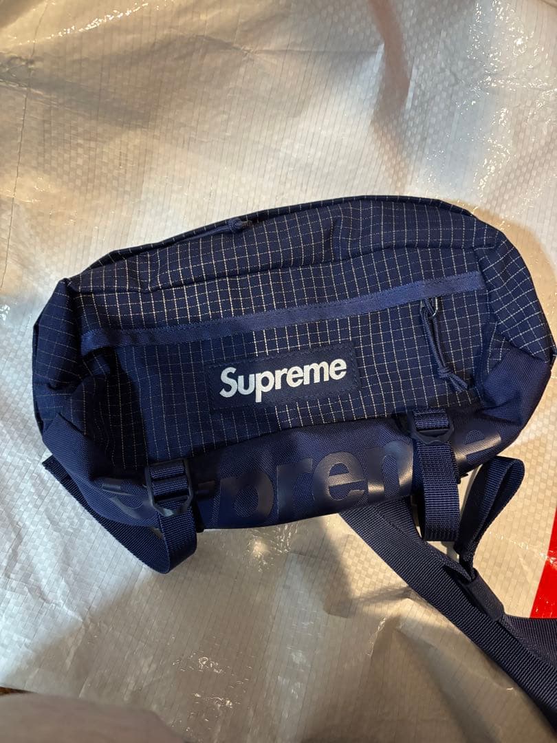 Supreme ネイビー ボディバッグ　ショルダーバッグ