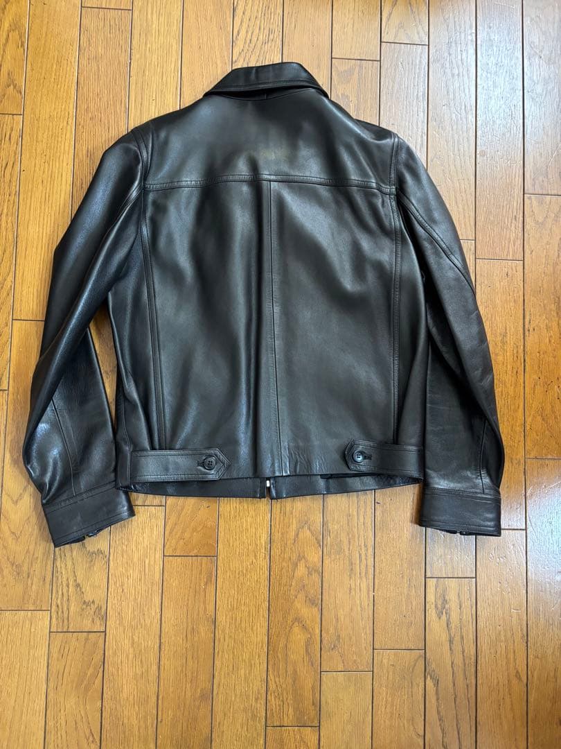 アニエスベー スペシャル　羊革　シングルライダース風　革ジャン　フランス製