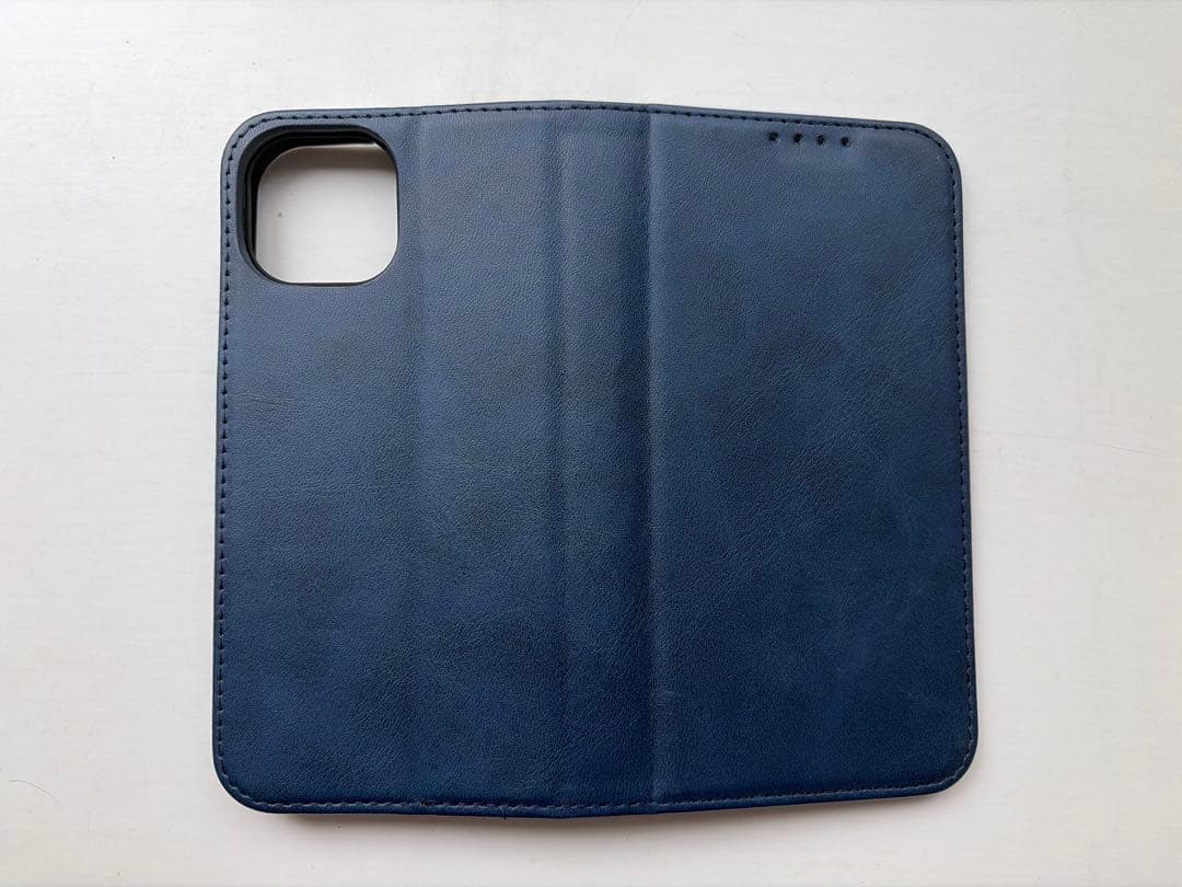 iPhone 15 ブルー 128GB SIMフリー 86% 手帳型ケース付き