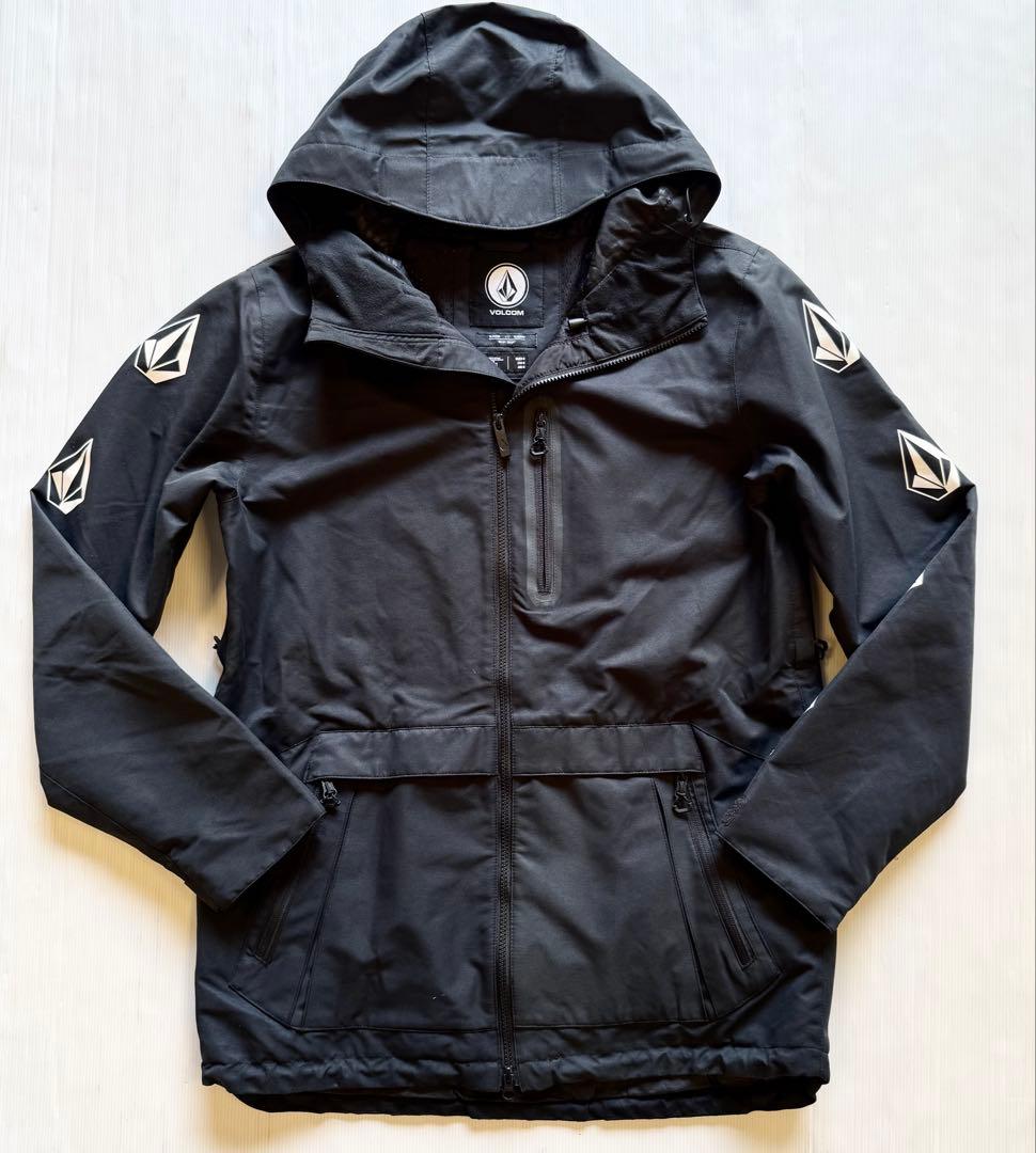 VOLCOM スノーボードウェア マウンテンパーカー 黒 M