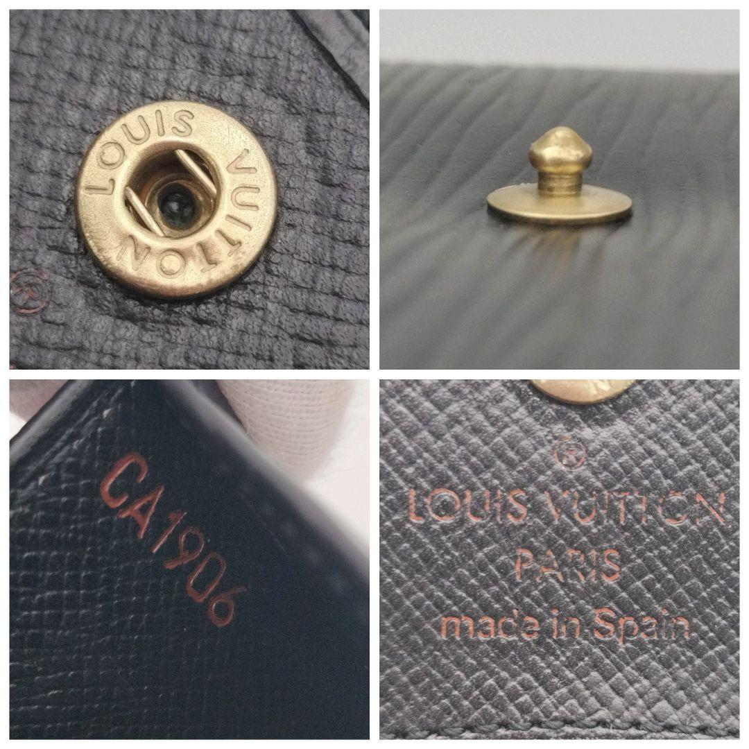 ✨極美品✨ポルトモネサーンプル　エピ　小銭入れ　ケース　黒　ルイヴィトン