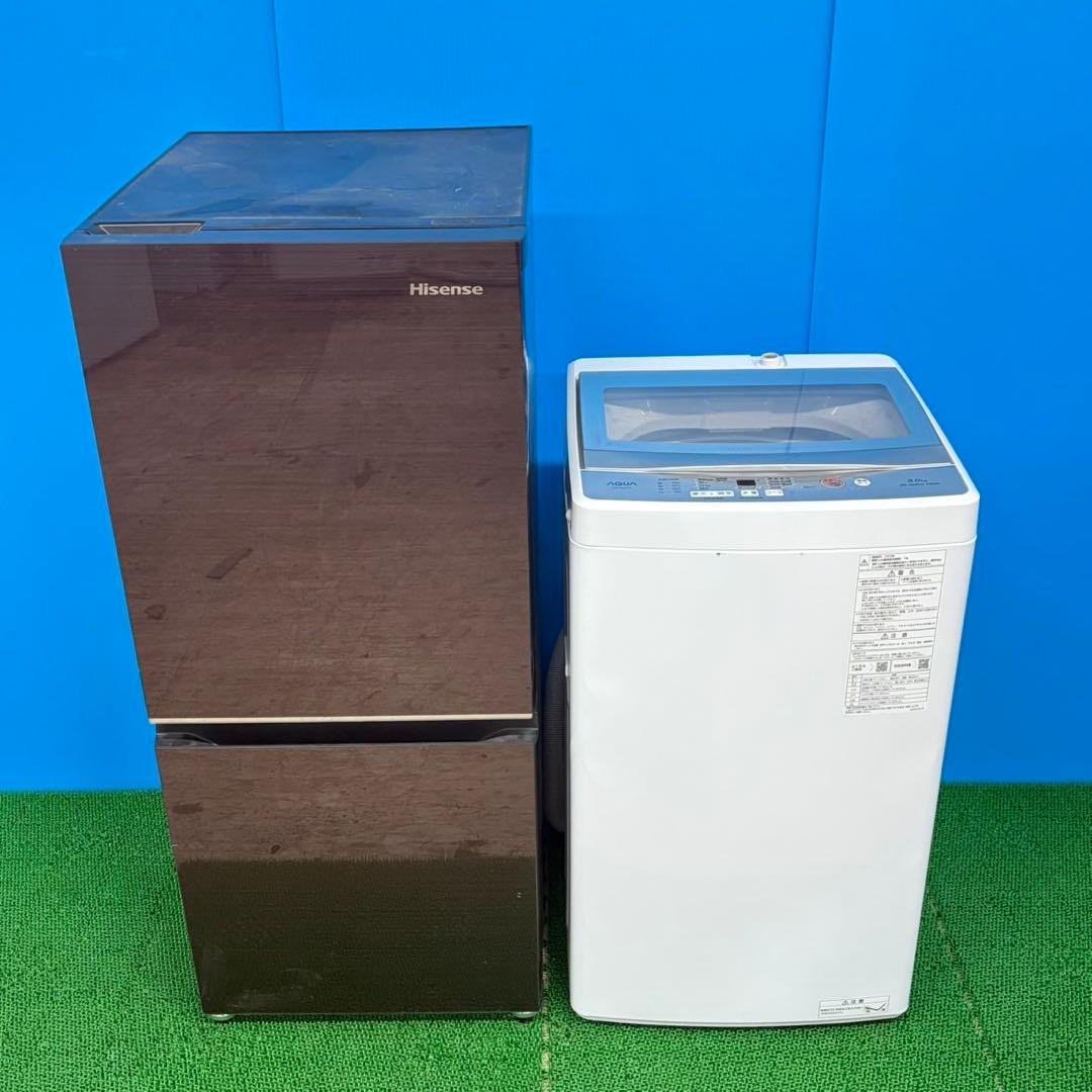 692 鏡面　冷蔵庫　洗濯機　極美品セット　一人暮らし向　小型　新生活応援高年式