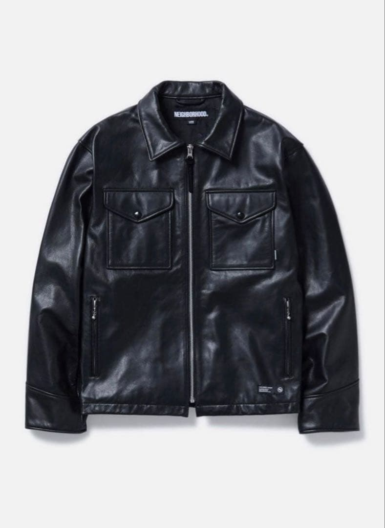 ジャケット・アウター NEIGHBORHOOD 25SS LEATHER PM JACKET