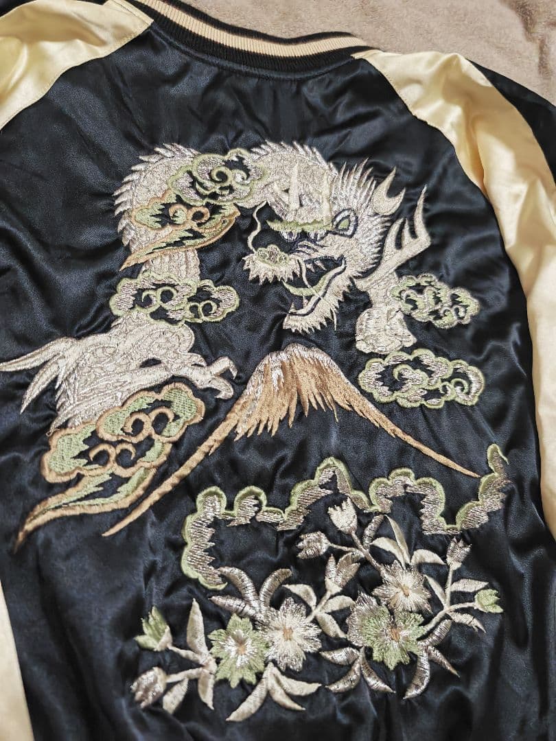 Hoshihime 日本製 限定龍 スカジャン unisex サテン
