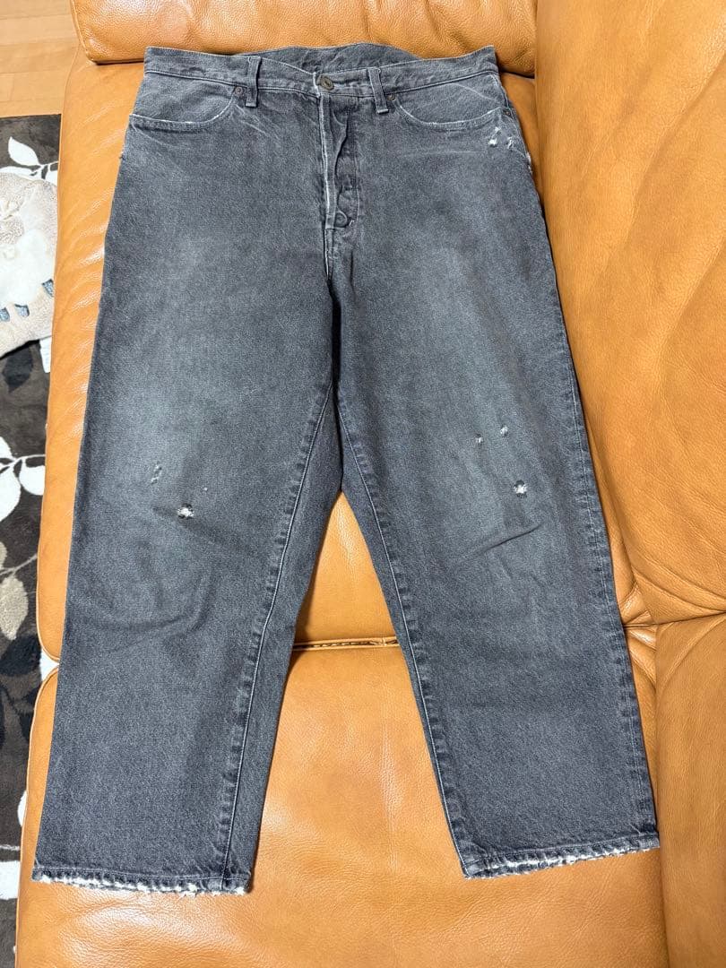 ジャーナルスタンダードラックス　リュウカBKデニムルーズテーパー8分丈4PK