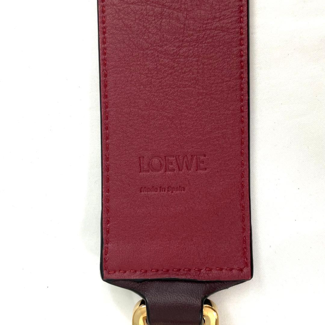 【極美品】LOEWE パズル ショルダーベルト ストラップ レザー 箱付き