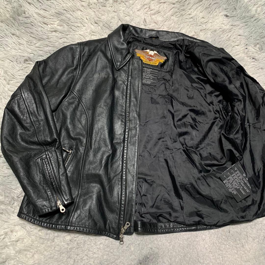 美品 希少 2XL ハーレーダビッドソン　レザージャケット
