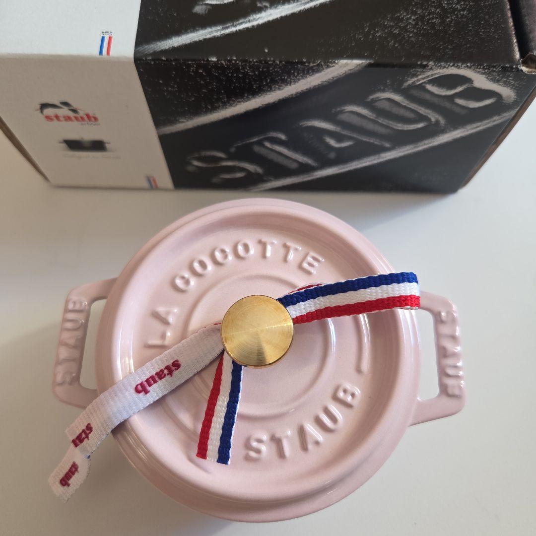 【新品・未使用】Staub ピコココットラウンド10cm ソルベローズ