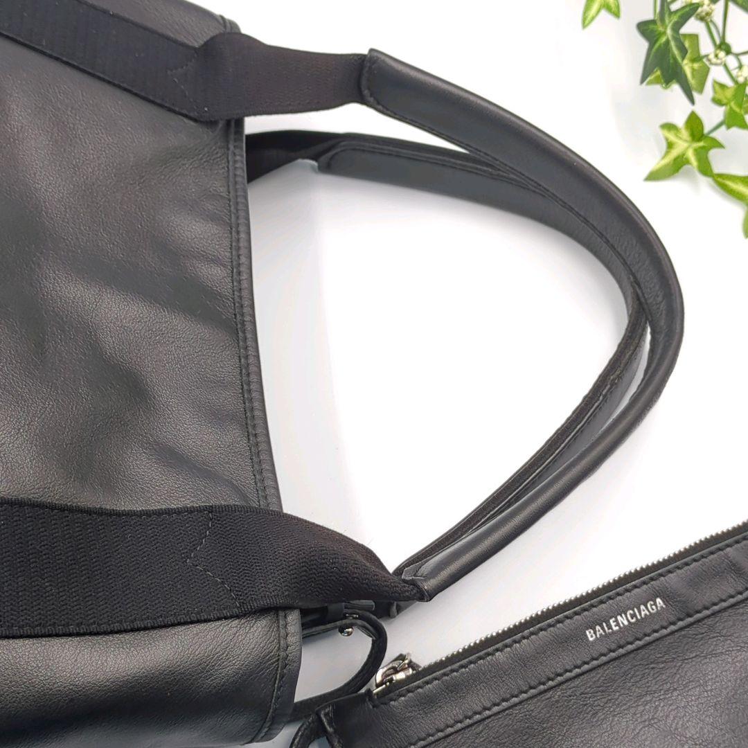 良品✨️BALENCIAGA　バレンシアガ　ハンドバッグ　パンチングロゴ