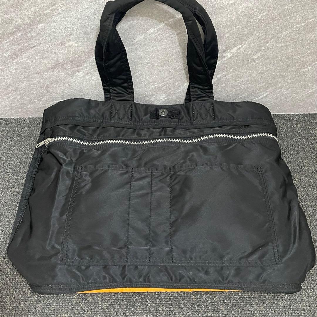 美品 ✨肩掛け可能 A4可✨ポーター トートバッグ タンカー 黒