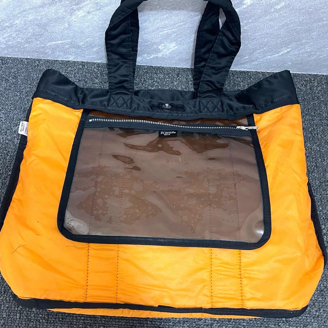 美品 ✨肩掛け可能 A4可✨ポーター トートバッグ タンカー 黒