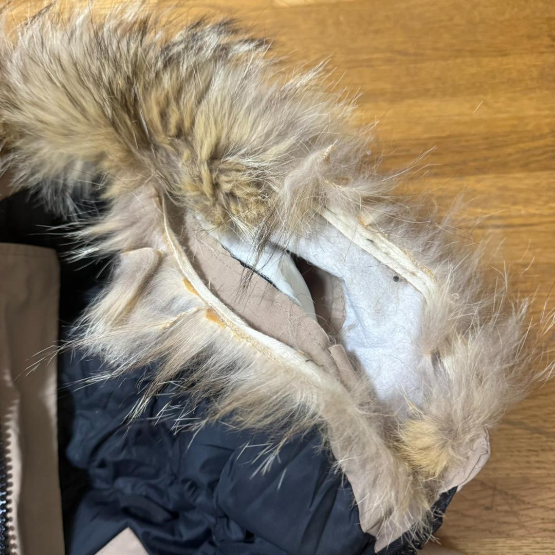 カナダグース超肉厚＆極暖ダウンジャケット/フィールドダウンコート/M/難あり