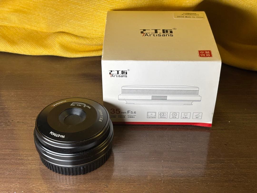 7Artisans 35mm F5.6 単焦点レンズ 本体