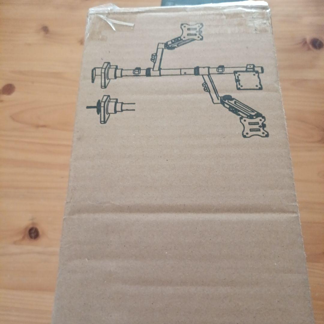 モニターアーム 3画面　ガス圧式 液晶ディスプレイアーム ロングポール800mm