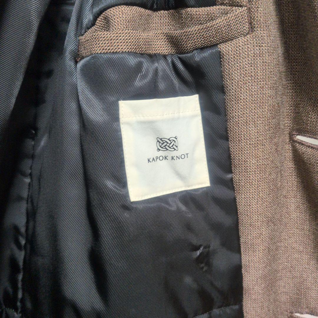 KAPOK KNOT ブラウン チェスターコート