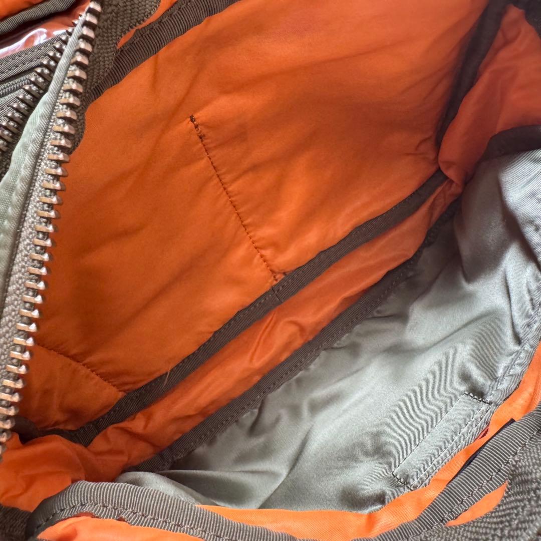 希少 PORTER タンカー　ショルダーバッグ　2層　セージグリーン