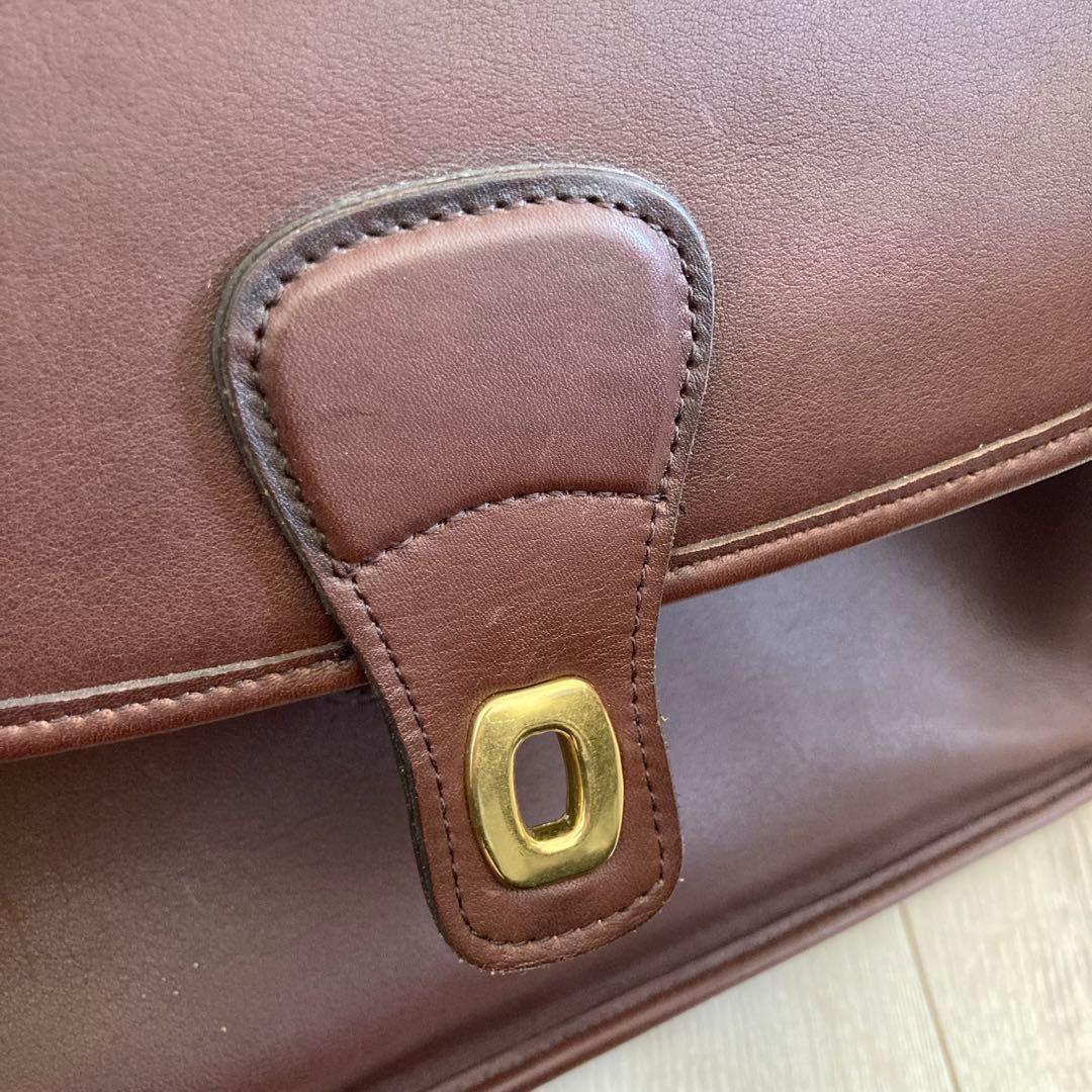 COACH オールドコーチ レザーブリーフケース