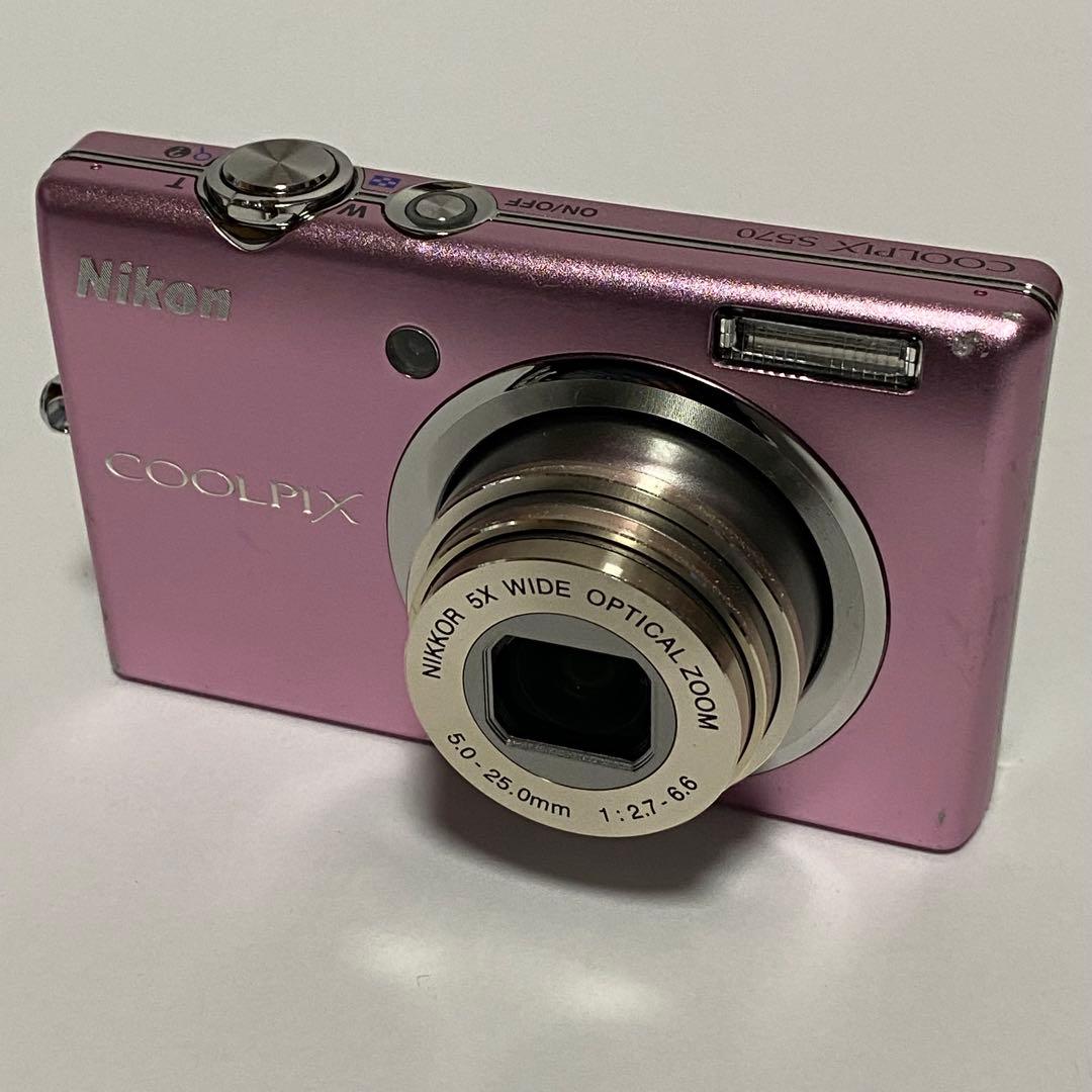 Nikon COOLPIX S570 ピンク コンパクトデジタルカメラ