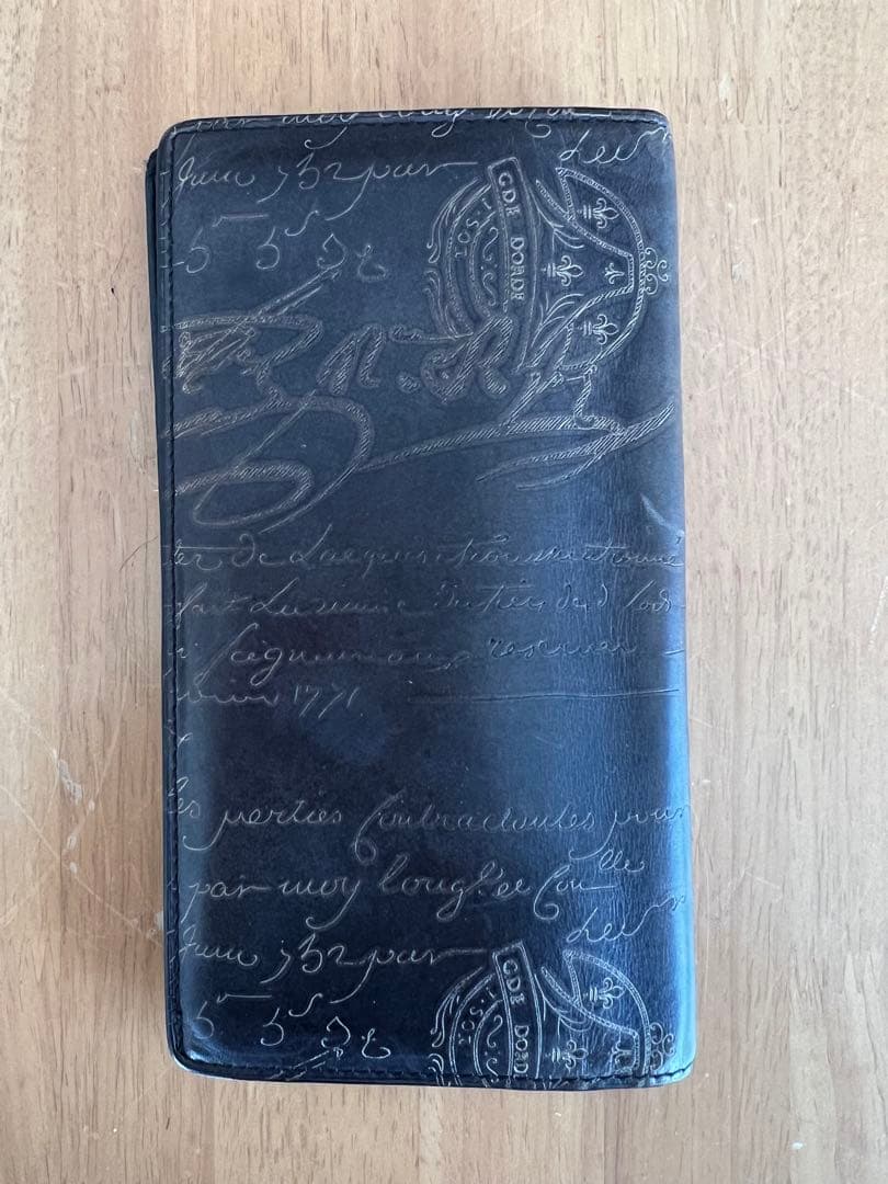 Berluti ブラックレザー 長財布