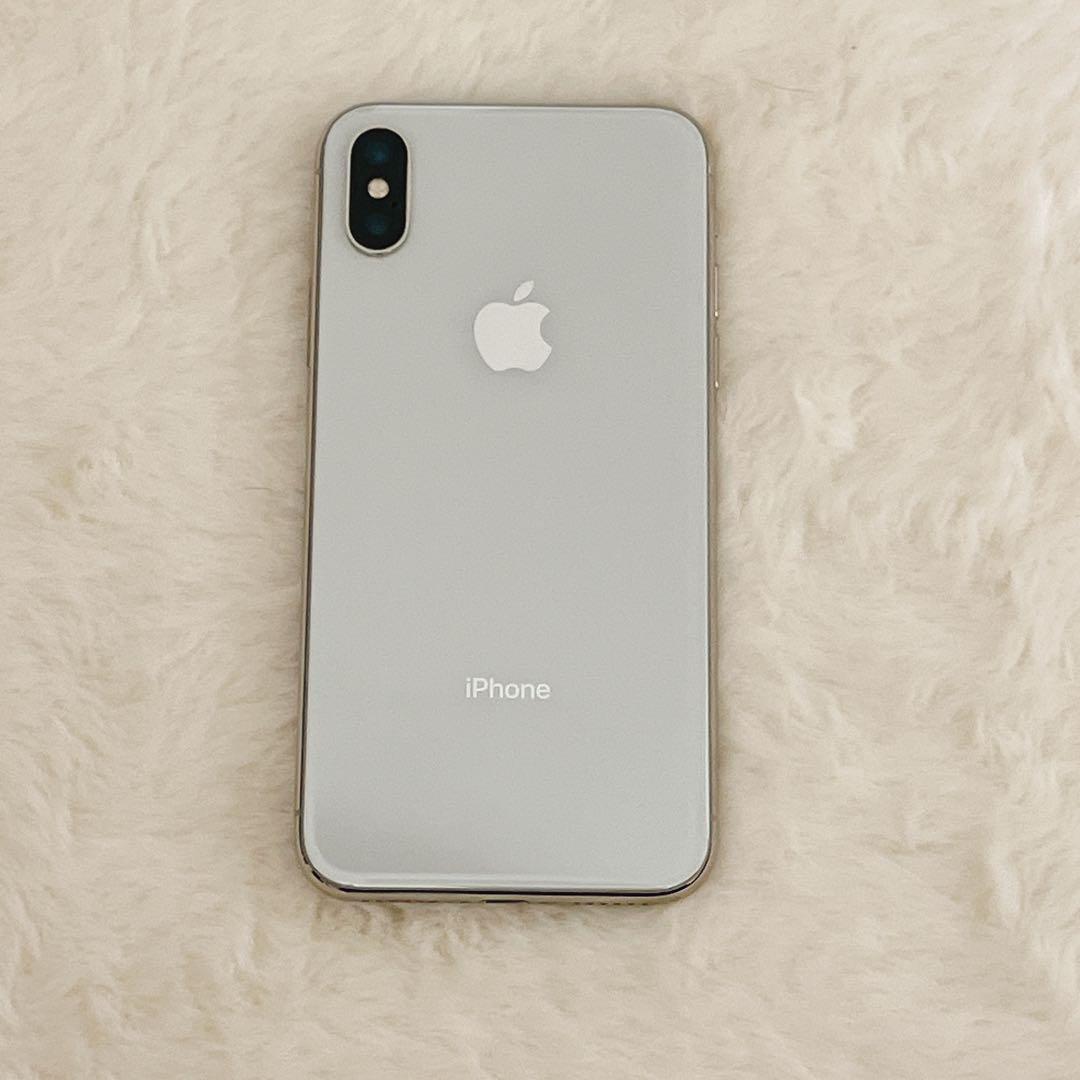 Apple iPhone X シルバー 本体 64GB