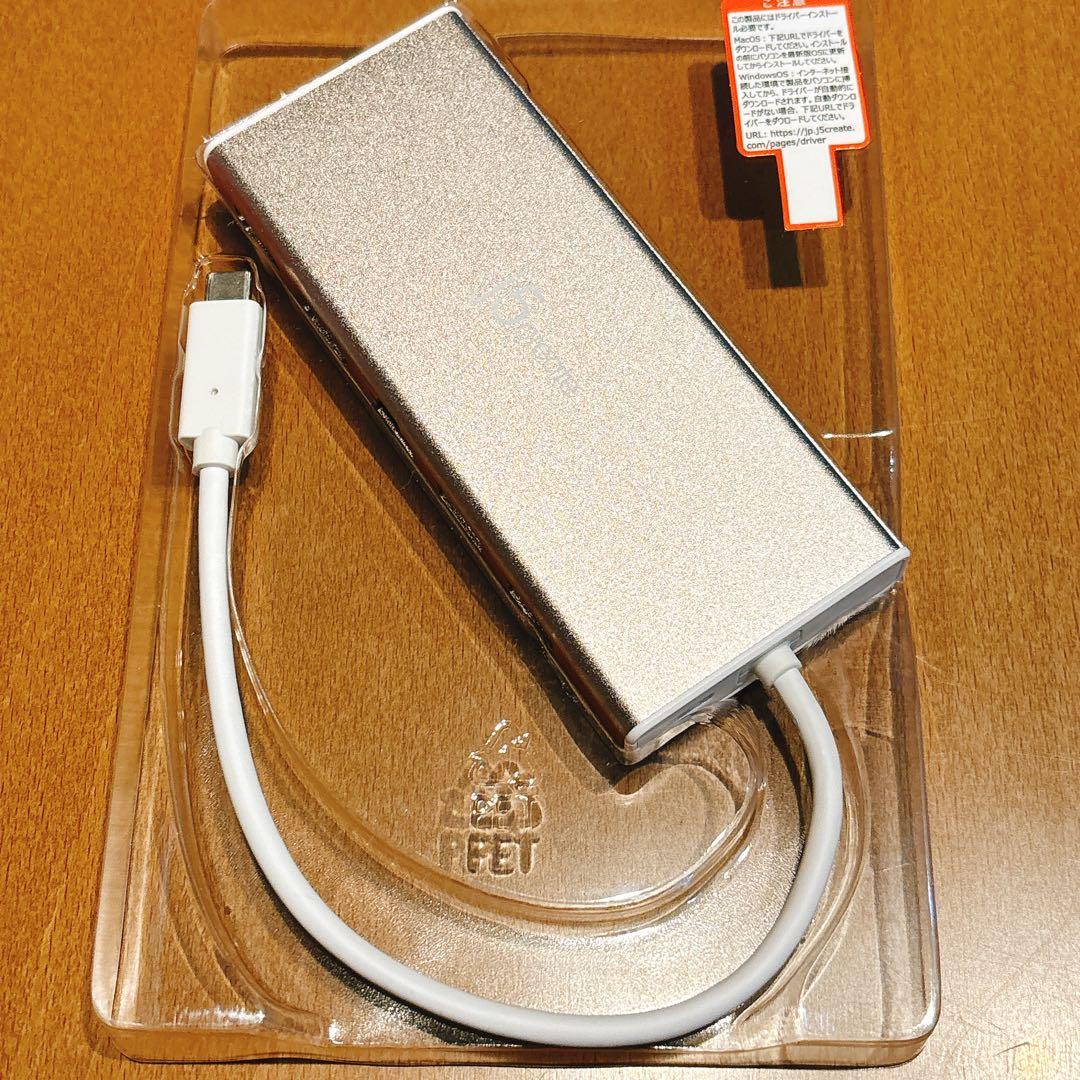 ハブ 変換アダプター j5 create デュアルリンク Type-C HDMI