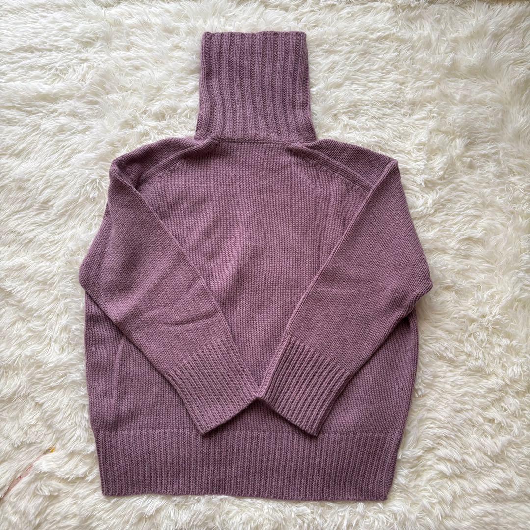 新品⭐️ギャルリーヴィー　ファインウール　ハイネック　ラズベリー　VERY別注色