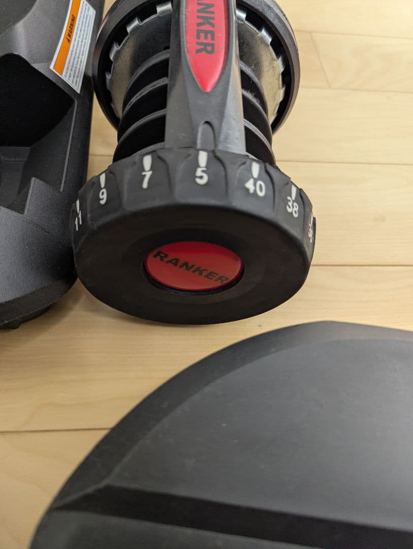 美品　RANKER 40kg 可変式ダンベル