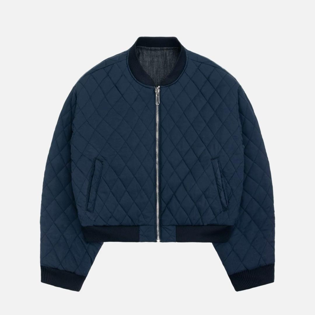 ネイビー MA-1ジャケット colour plane デニムジャケット S