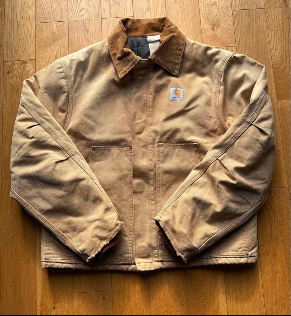 希少サイズ美品 短丈 carhartt トラディショナルジャケット