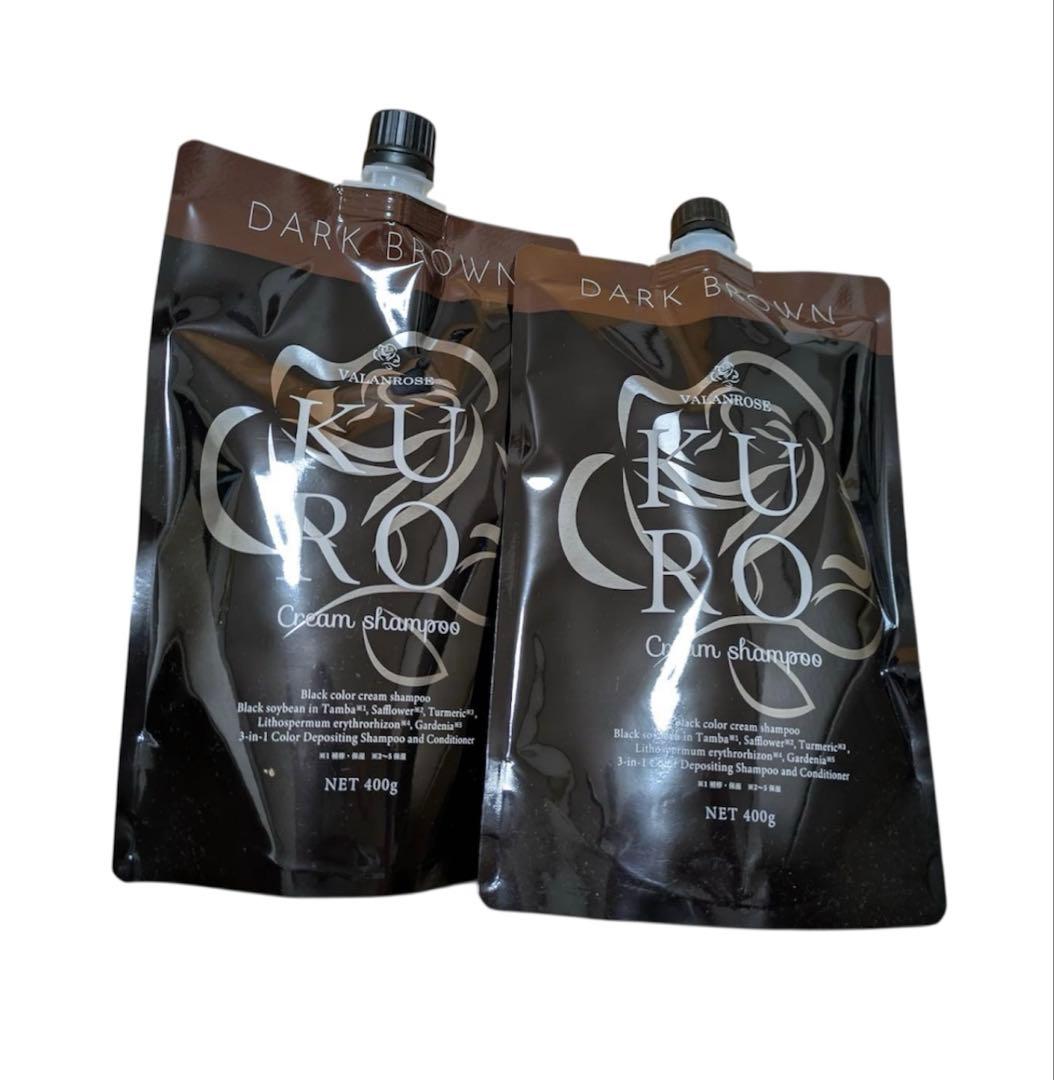 【新品未開封】バランスローズクロクリームシャンプー 400g ダークブラウン