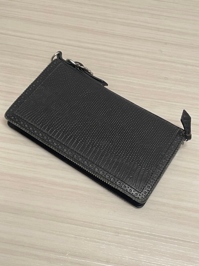 foot the coacher フルブローブ リザード ジップウォレット