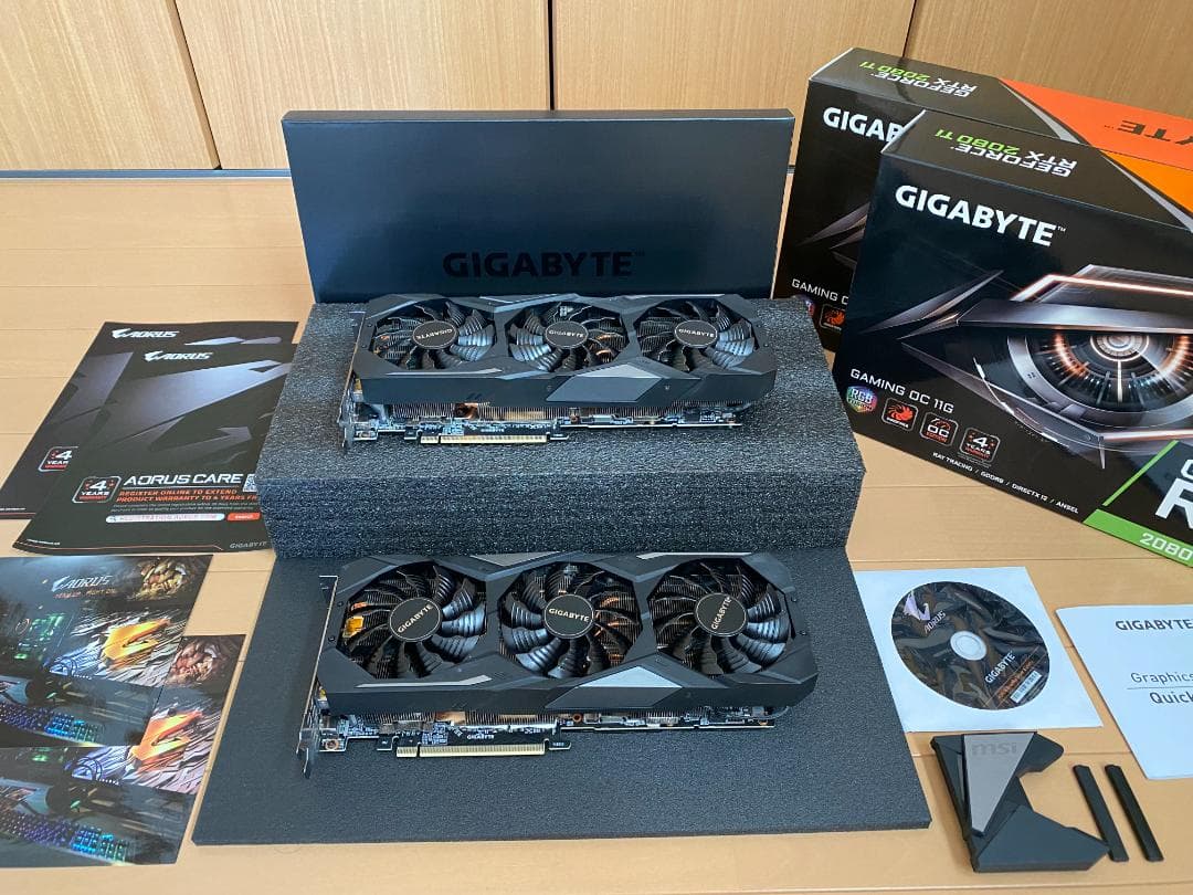 【最終値下げ】RTX2080ti×2枚組 GV-N208TGAMING