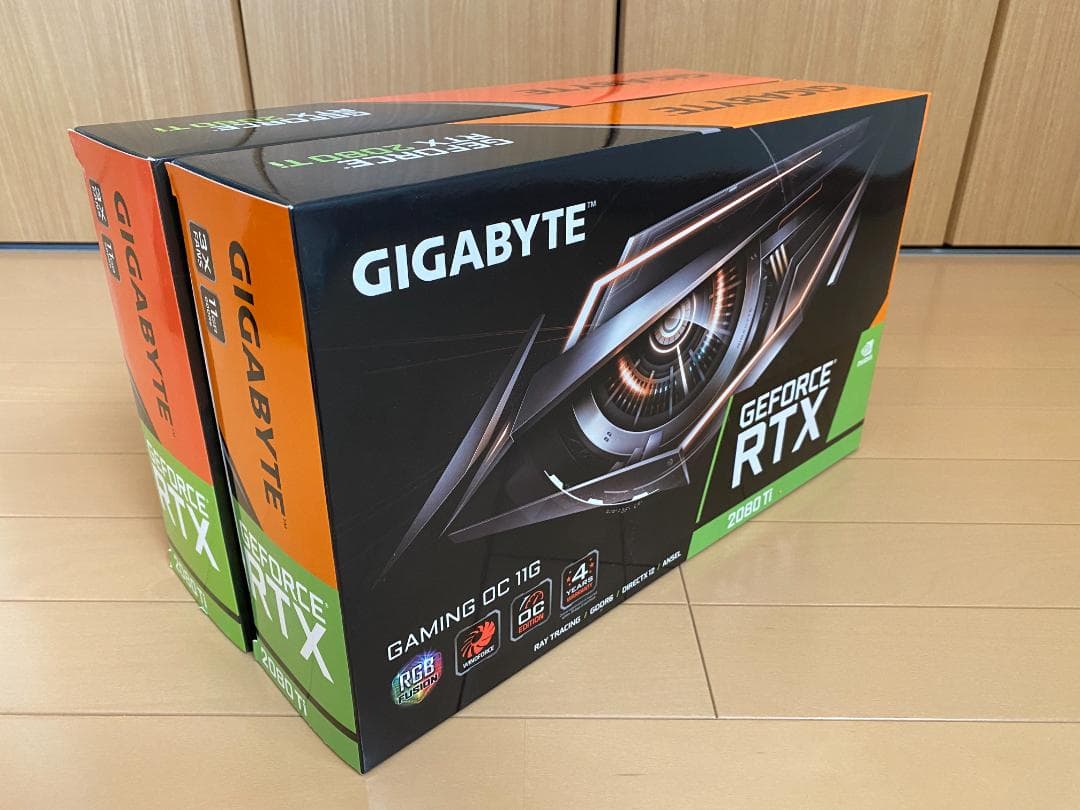 【最終値下げ】RTX2080ti×2枚組 GV-N208TGAMING