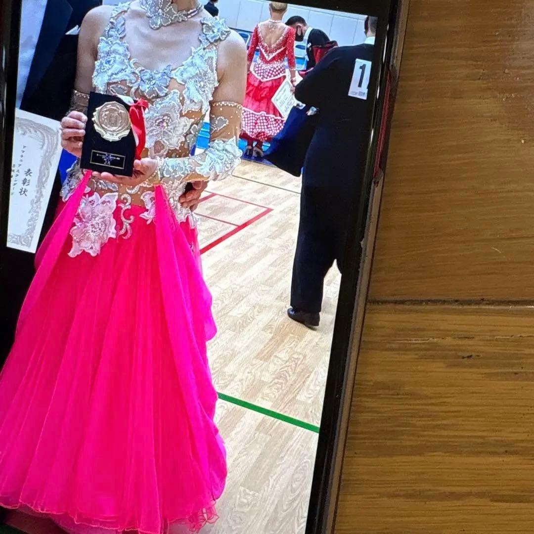 社交ダンス　スタンダードドレス　チャコット凛舞　英国製　　クリスアンクローバー