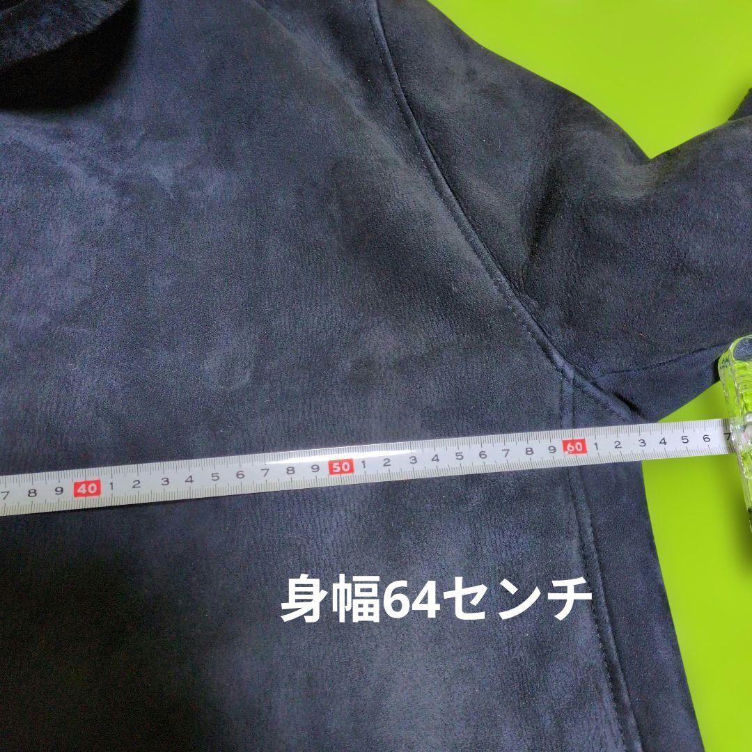 Hiro／年末お値下済／毛皮半コート 6 (ルッフォ) 濃紺