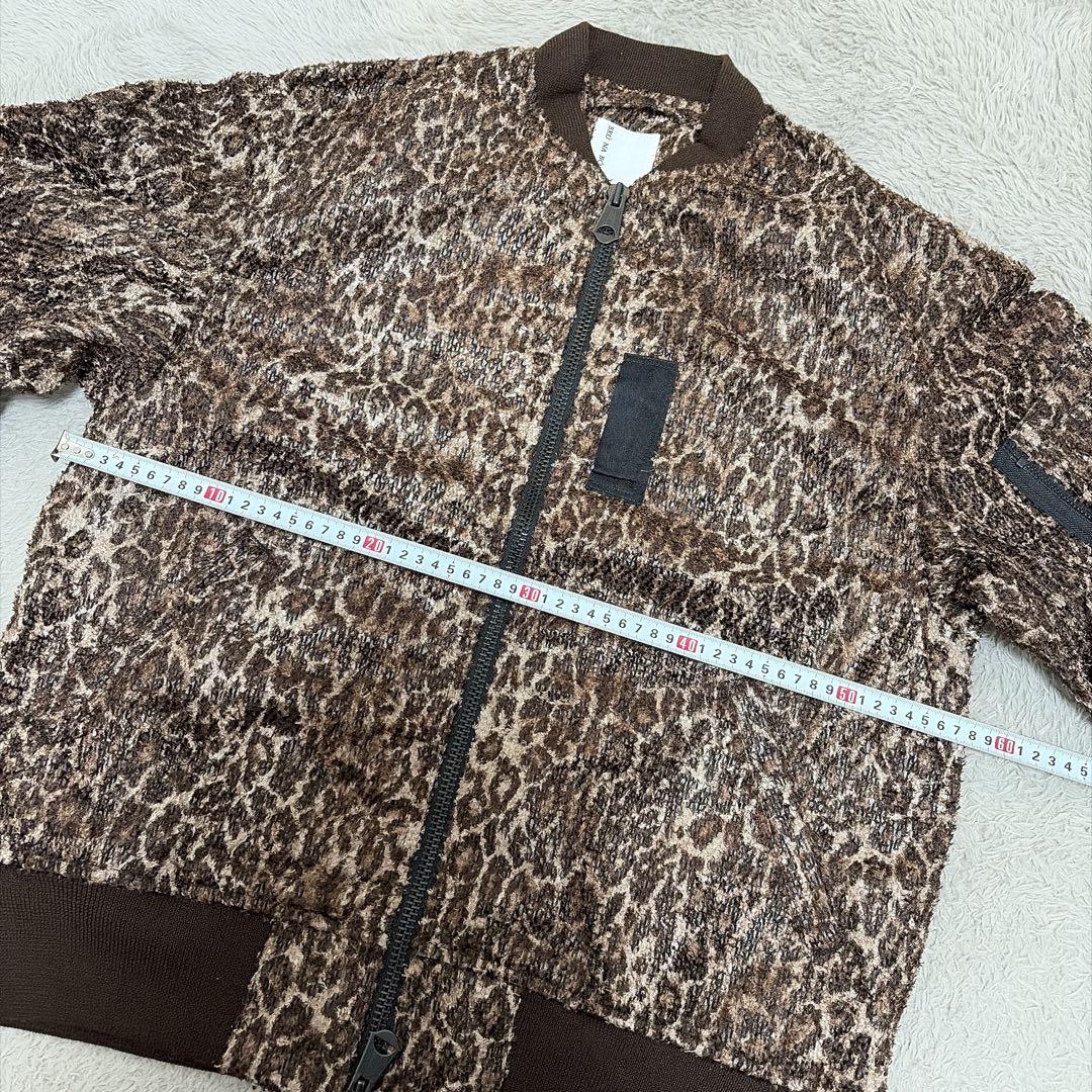 BRUNABOINNE レオパード ジャケット ブルーナボイン MA-1