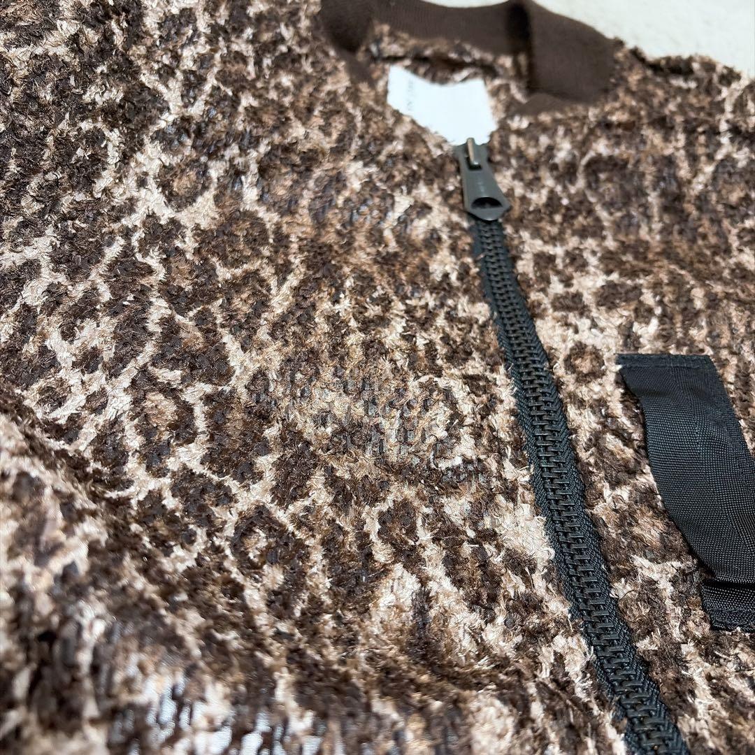 BRUNABOINNE レオパード ジャケット ブルーナボイン MA-1