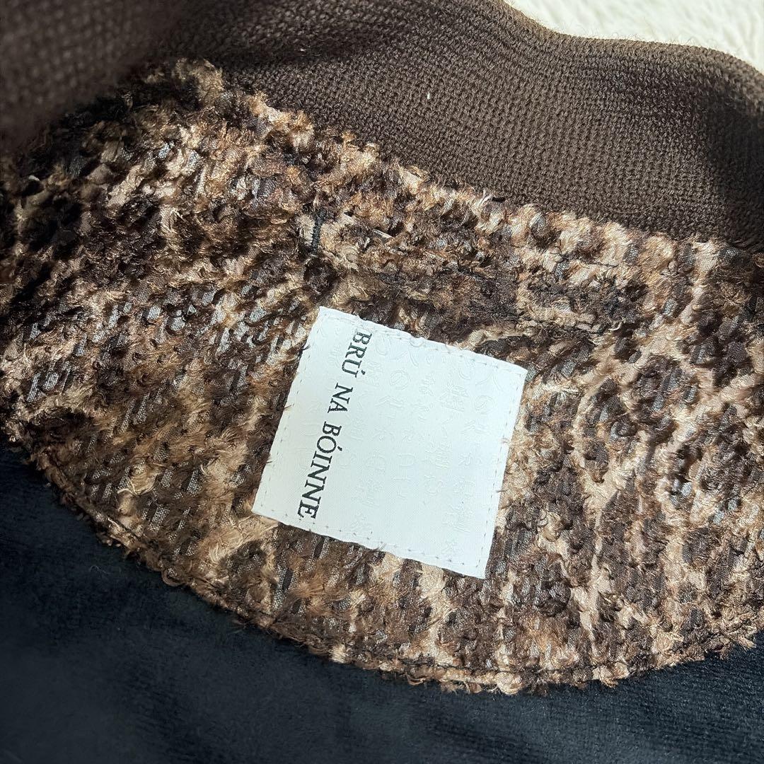 BRUNABOINNE レオパード ジャケット ブルーナボイン MA-1