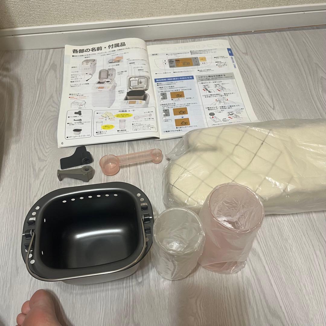 Panasonic SD-BMS105 ホームベーカリー付属品完備　天然酵母　餅
