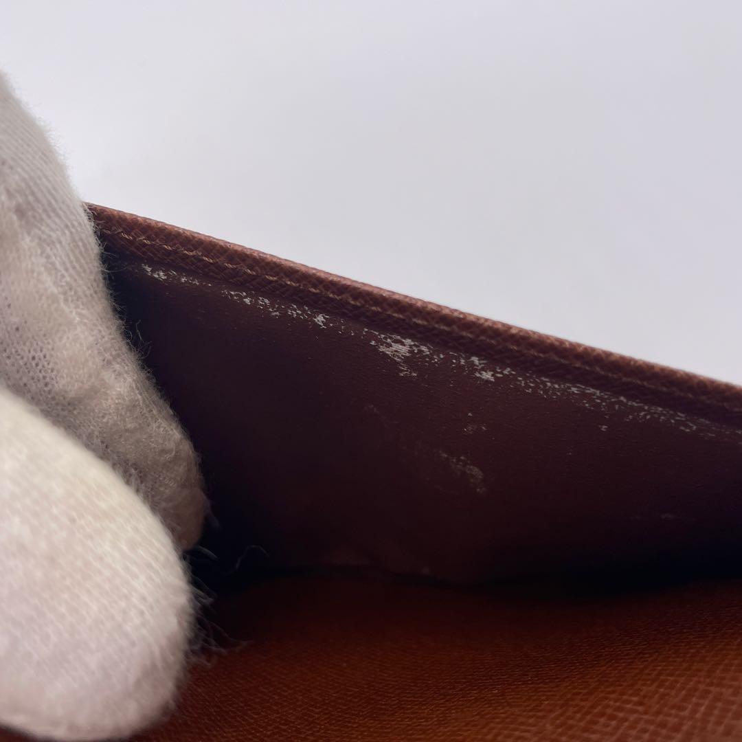 ●LOUIS VUITTON 長財布●ヴィトン モノグラム ポルトバルール お札