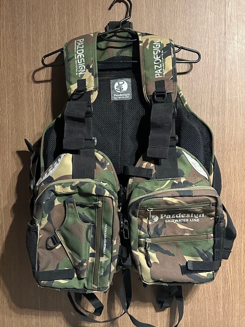 Pazdesign ウェーディングゲームベスト 迷彩