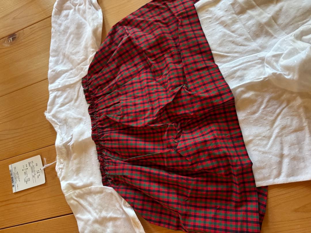 新品タグ付　familiar ファミリア　カバーオール (年中) 70cm