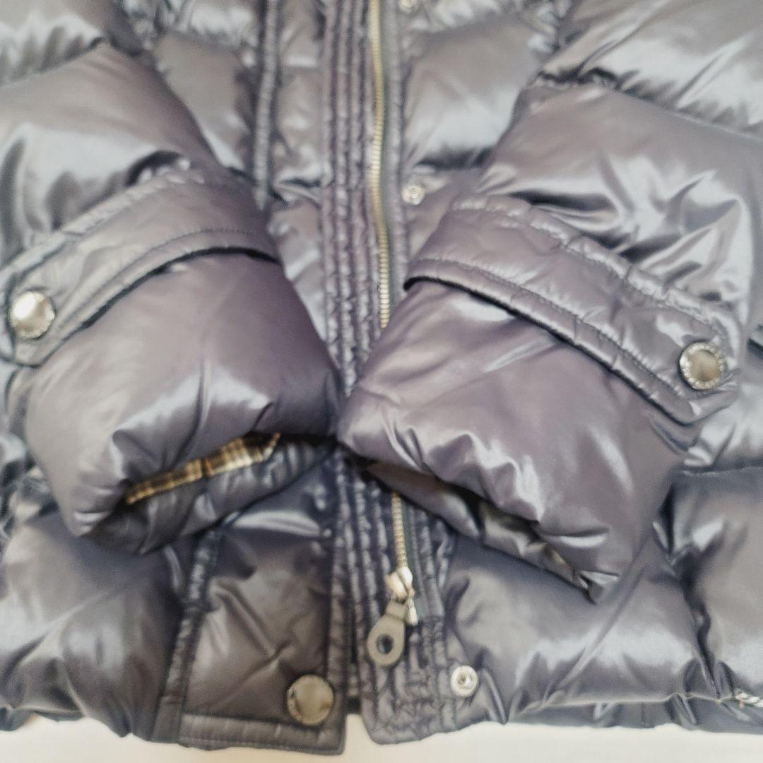 極美品☆BURBERRYブルーレーベルダウンコートジャケットフード付ノバチェック