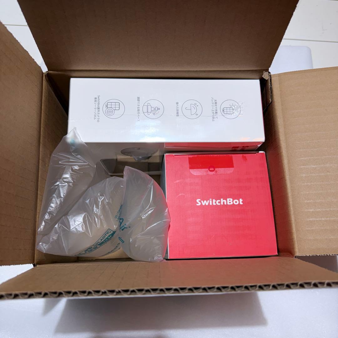 最新　未開封　SwitchBot ソーラー屋外用防犯カメラセット