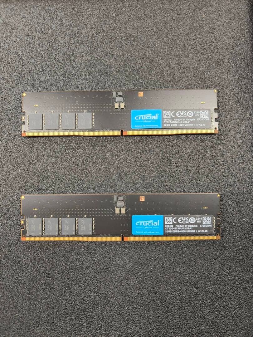 クルーシャルCrucial DDR5 メモリ 64GB(32x2) 4800Hz