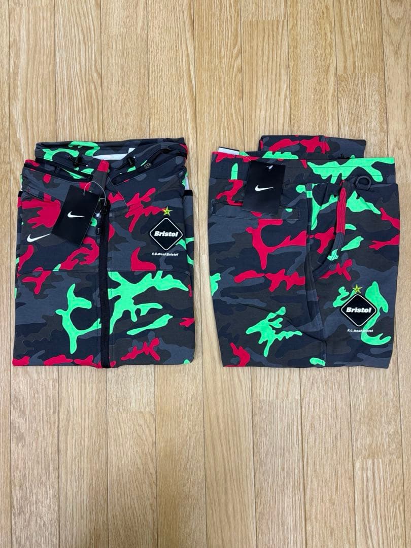 F.C.R.B NIKE＋ブリストル　カモフラ ジャージ上下 新品未使用タグ付き