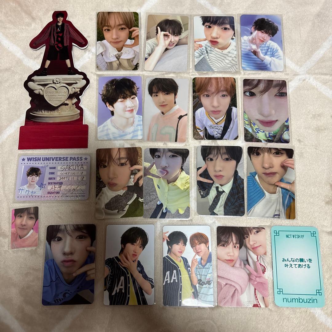 NCT WISH サクヤ トレカ 19枚 ほか セット まとめ売り