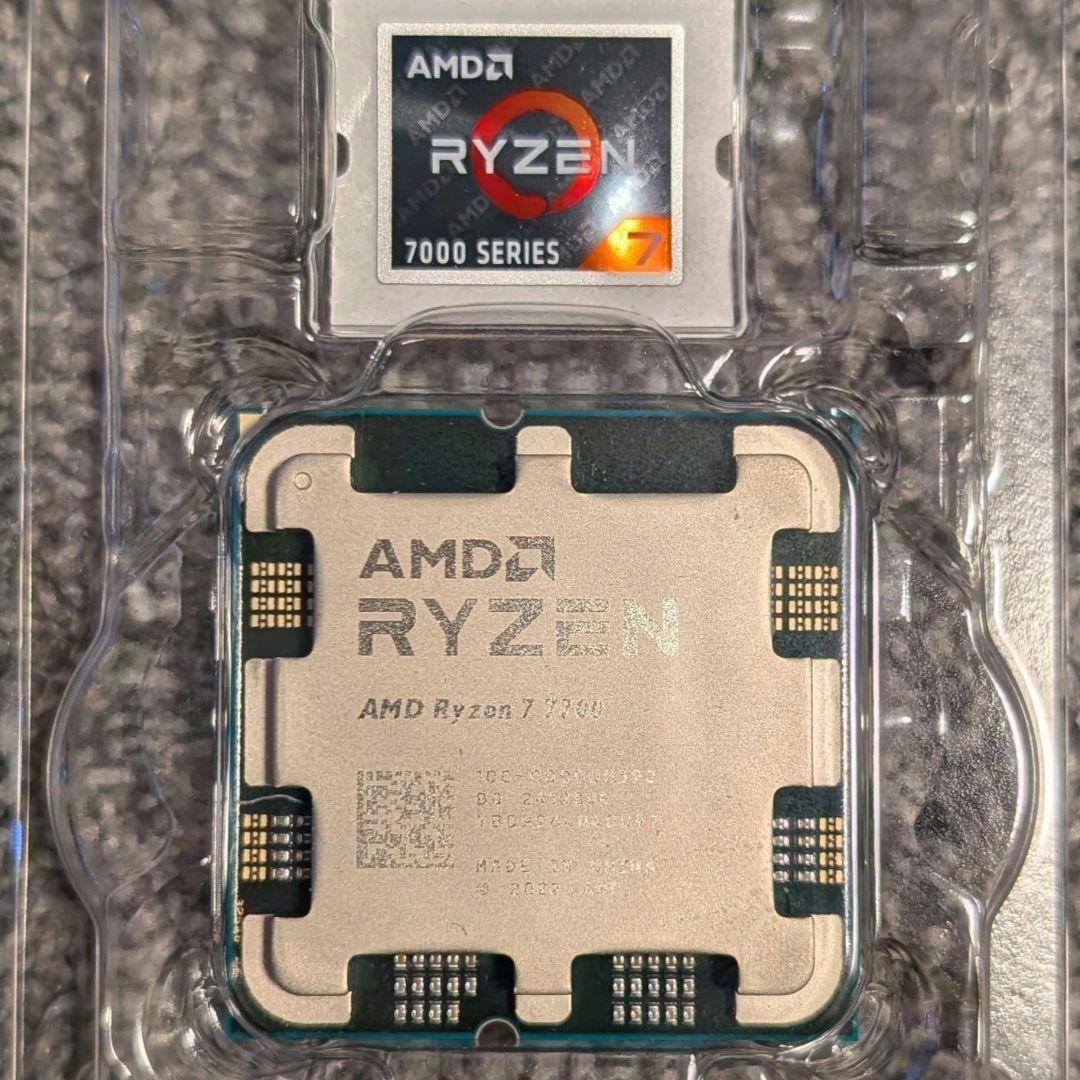 CPU AMD Ryzen 7 7700※CPUクーラー未使用